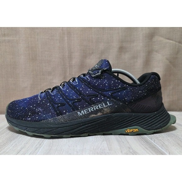 Merrell Mens Moab Night Sky Flight Galactic Trail Running Shoes Vibram Size 10 - Picture 5 of 10